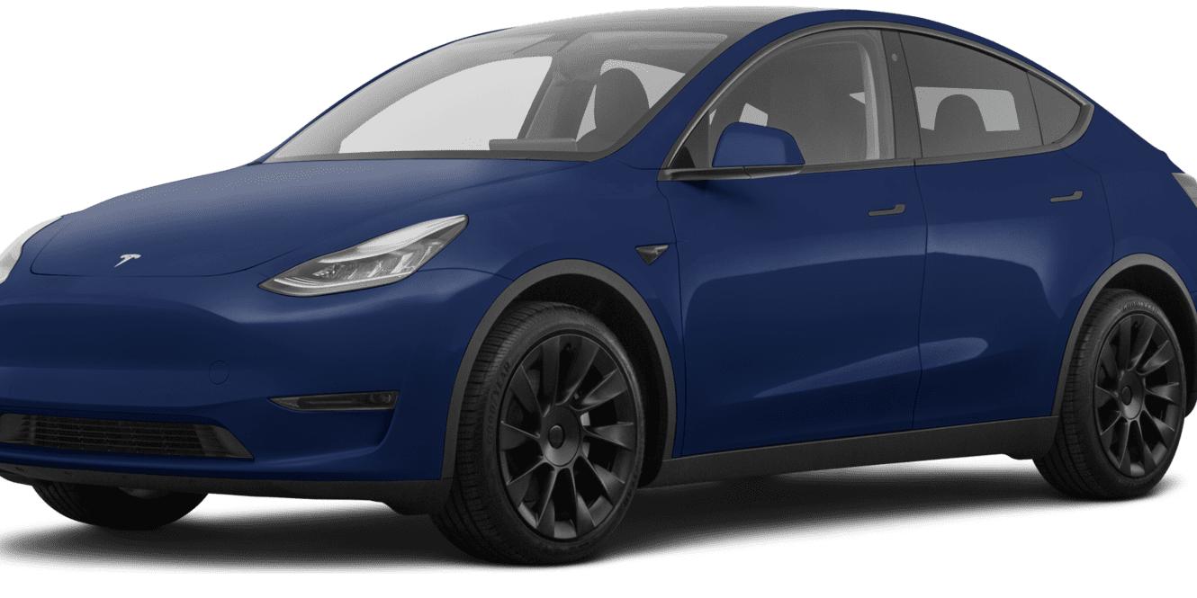 TESLA MODEL Y 2021 5YJYGDEE9MF282057 image